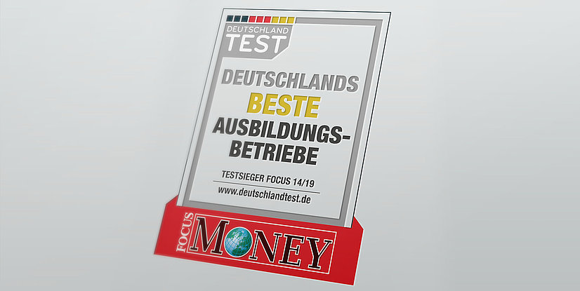 Zertifikat für Deutschlands beste Ausbildungsbetriebe