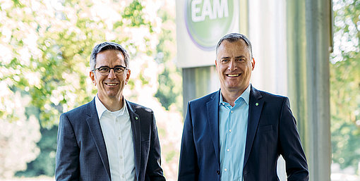 Die EAM-Geschäftsführer Hans-Hinrich Schriever und Olaf Kieser 2026