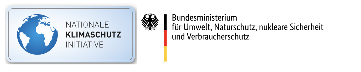Logo der Nationalen Klimaschutzinitiative des Bundesministeriums für Umwelt und Verbraucherschutz.