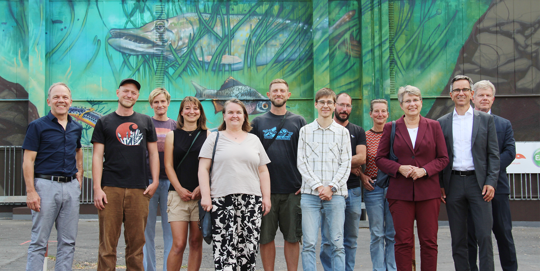 Einweihung eines Kunstwerks am EAM-Umspannwerk Godehardtstraße in Göttingen