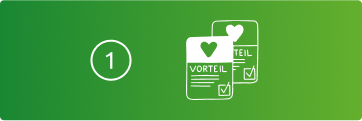 Schritt 1 'Vorteil'