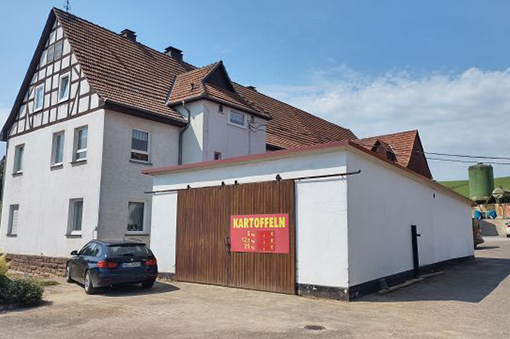 Haus mit blauen Himmel
