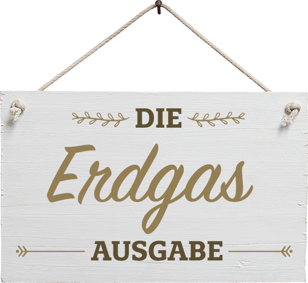 EAM Erdgas Schild